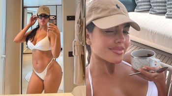 Manifest ukochanej Cristiano Ronaldo. Georgina Rodriguez "pozuje & myśli" w bikini: "KOCHAM MOJE KRĄGŁOŚCI. Szczęście nie zna rozmiaru"