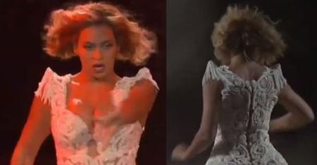 Beyonce w AŻUROWYM kostiumie!