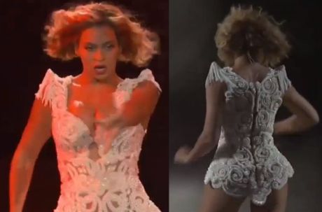 Beyonce w AŻUROWYM kostiumie!