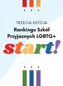 Ranking Szkół Przyjaznych LGBTQ+ 2023 z nową formułą. Jak głosować?