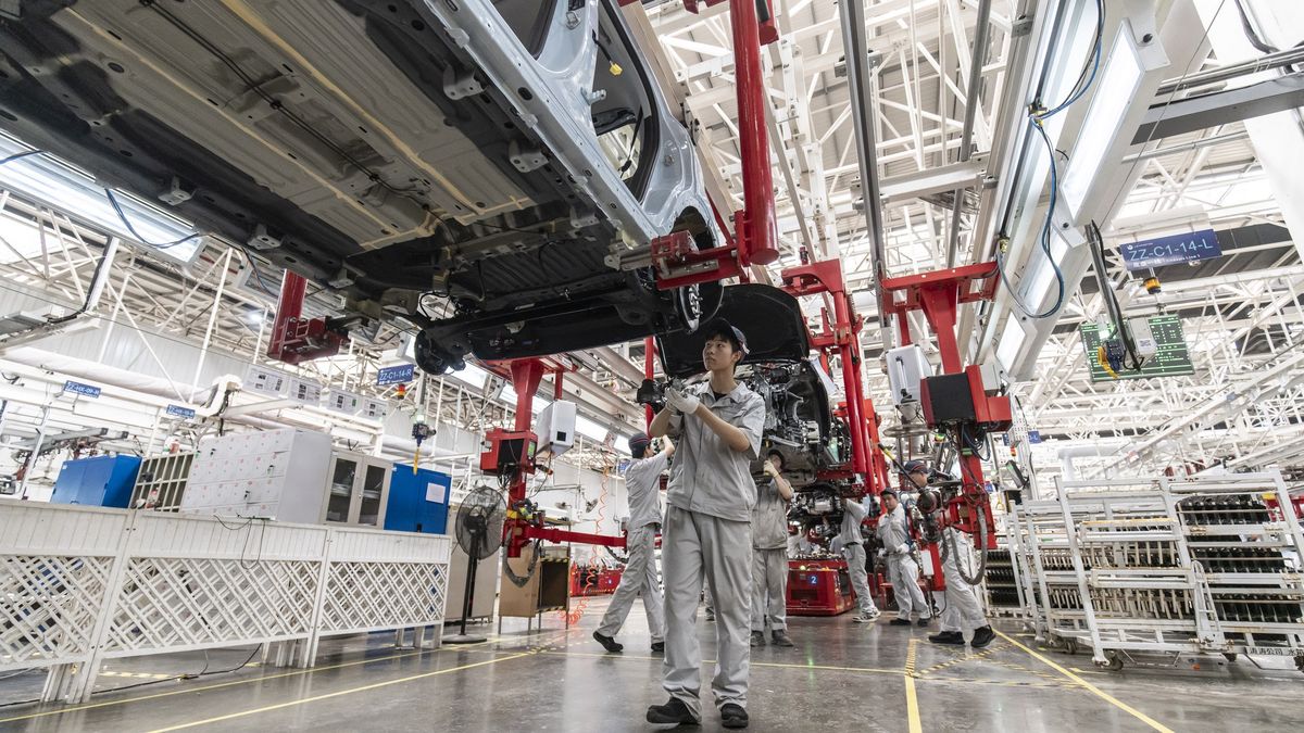 Na zdjęciu fabryka samochodów Leapmotor w chińskim mieście Jinhua