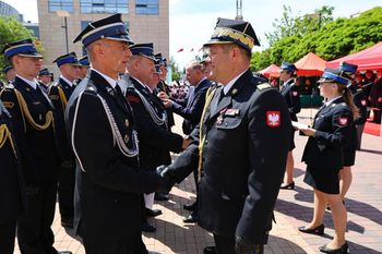 Strażacy z powiatu sierpeckiego wyróżnieni podczas Wojewódzkich Obchodów Dnia Strażaka