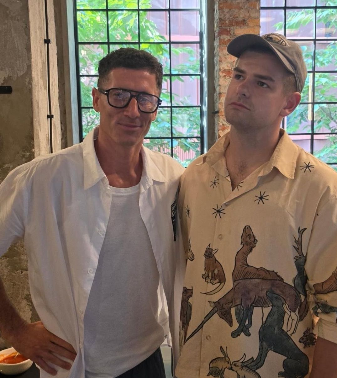 Robert Lewandowski i Jakub Patecki