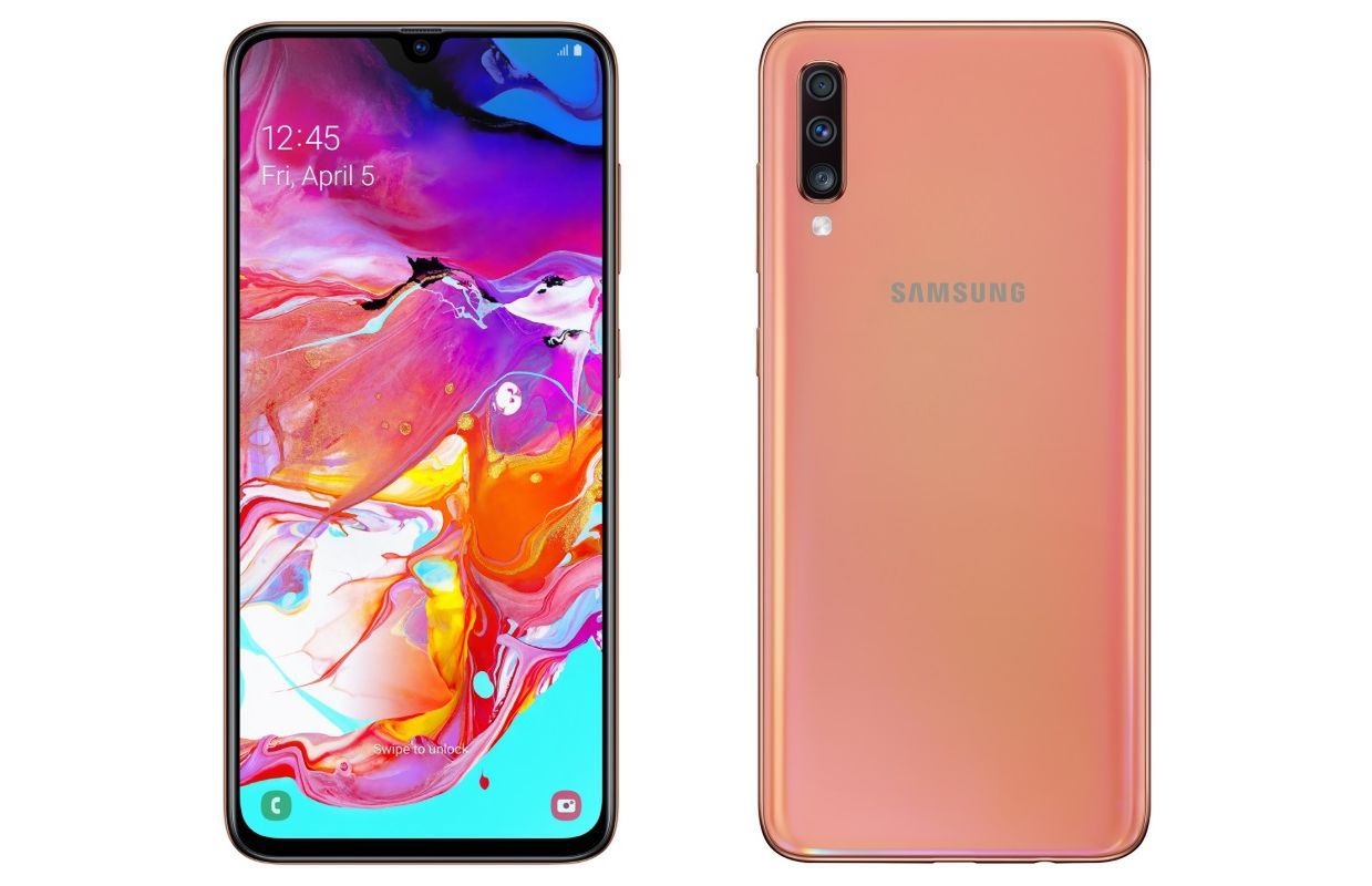 Samsung Galaxy A70 oficjalnie. Ekran Infinity-U 20:9, potrójny aparat i pojemna bateria 6