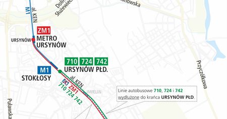 Warszawa. W weekend metro będzie kursować na krótszej trasie