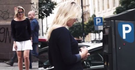 Ślotała spaceruje po Warszawie!