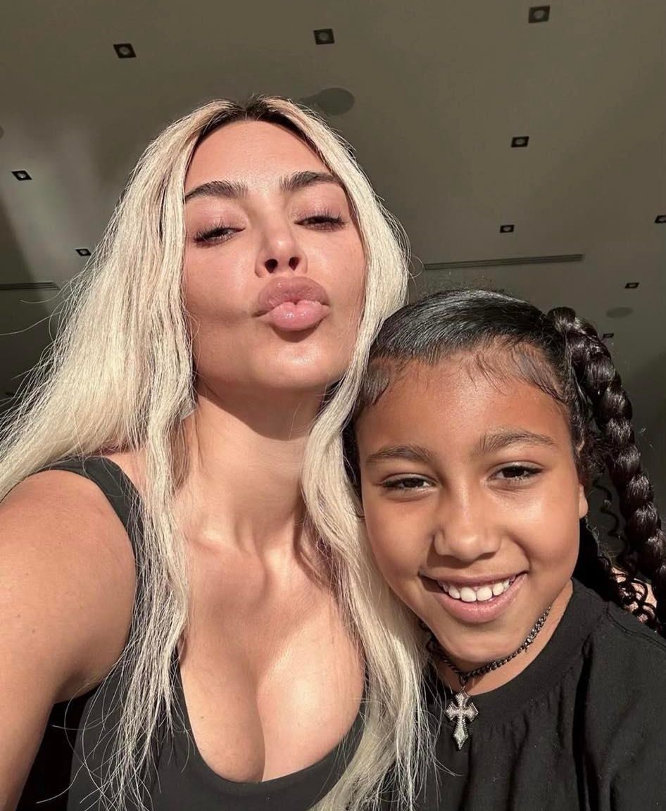 Kim Kardashian z dziećmi