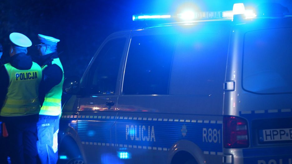 Policja wypadek