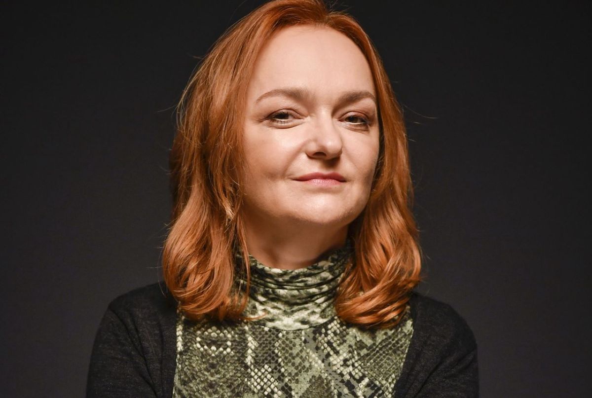 Izabela Dąbrowska zagrała panią Basię w "Uchu Prezesa"