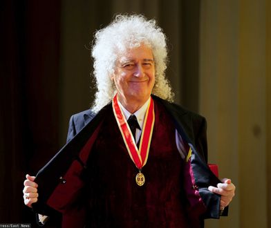 Brian May z tytułem szlacheckim. Otrzymał go z rąk króla Karola