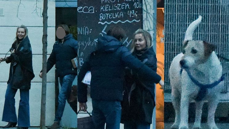 Agnieszka Woźniak-Starak paraduje po mieście z pieskiem i... UKOCHANYM