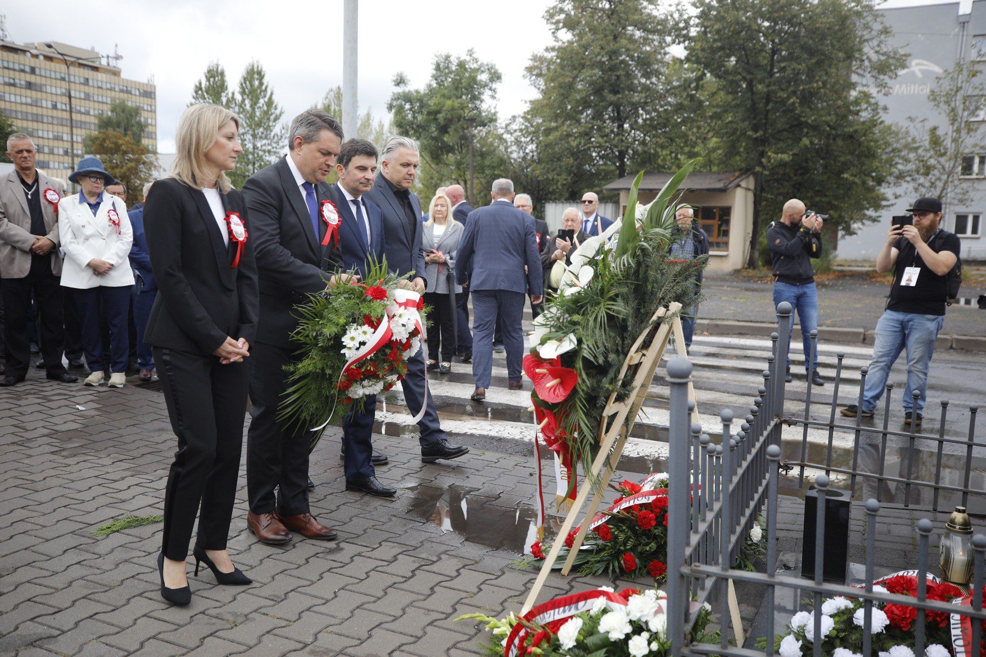 W Dąbrowie Górniczej odbyły się obchody 45. rocznicy podpisania Porozumienia Katowickiego