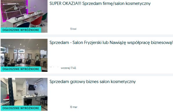 branża kosmetyczna pod ścianą