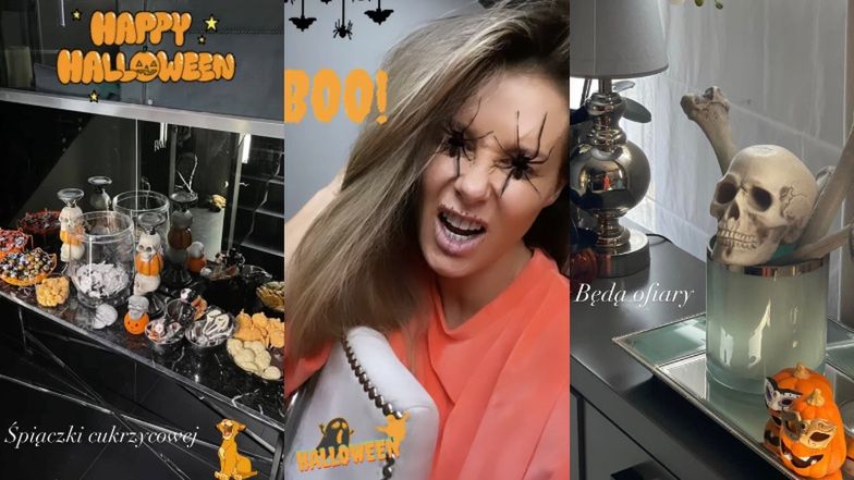 Małgorzata Rozenek z UPIORNYM FILTREM szykuje się do Halloween: "Będą ofiary..." (ZDJĘCIA)