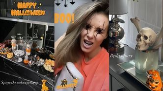 Małgorzata Rozenek z UPIORNYM FILTREM szykuje się do Halloween: "Będą ofiary..." (ZDJĘCIA)