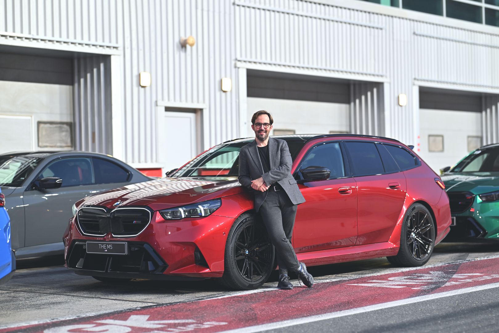Paweł Wlazło i nowe BMW M 5 Touring