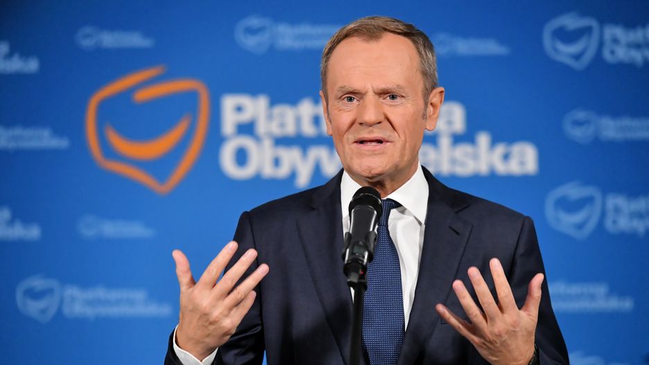 Mandat Tuska w "Wiadomościach". Zadziwiający materiał 