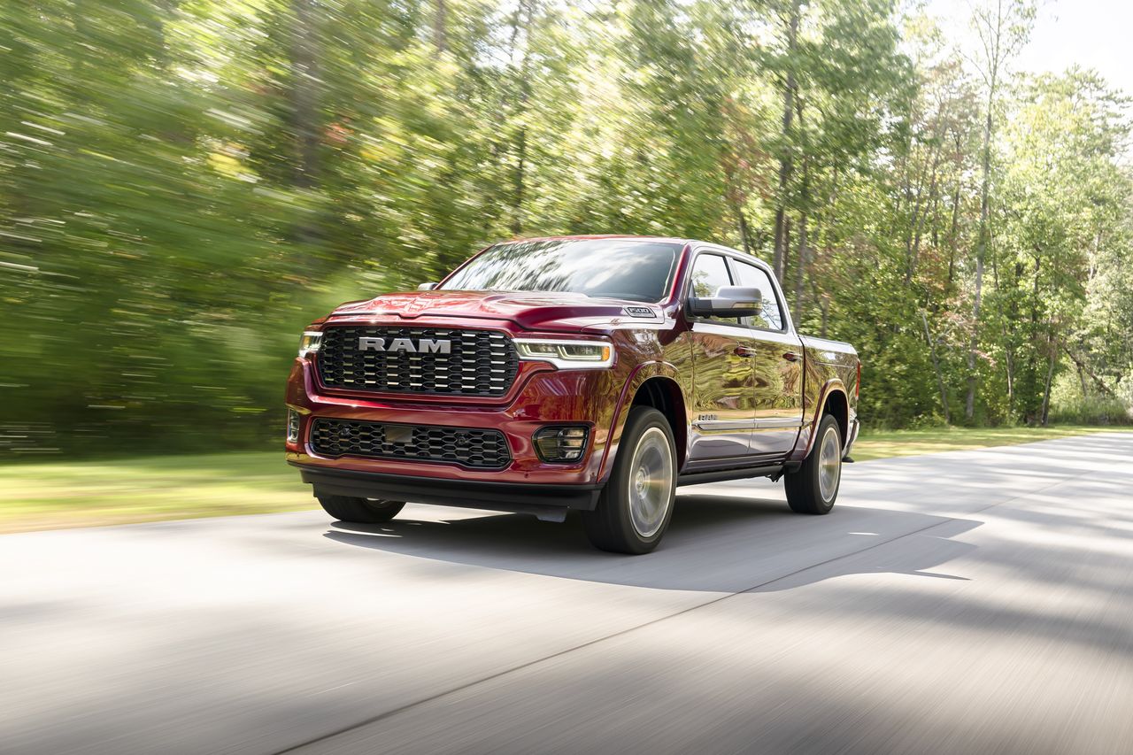 The new RAM 1500 heralds a hybrid future, waves goodbye to V8