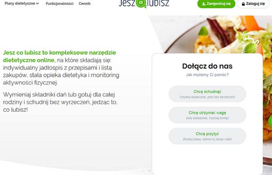 Grupa ZPR Media na Jeszcolubisz.pl oferuje plany dietetyczne