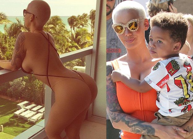 Amber Rose: "Trzęsę pupą dla synka. To nasz moment. On to uwielbia!" 