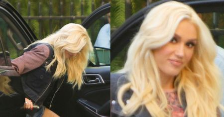 Gwen Stefani w za krótkiej spódniczce. POKAZAŁA MAJTKI... (FOTO)