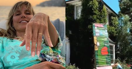 Heidi Klum dostała... kawałek MURU BERLIŃSKIEGO! "Wyjątkowa niespodzianka od mojego męża"