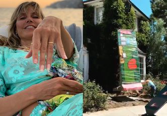 Heidi Klum dostała... kawałek MURU BERLIŃSKIEGO! "Wyjątkowa niespodzianka od mojego męża"