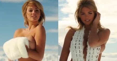 Kate Upton W BIKINI na lodowcu!