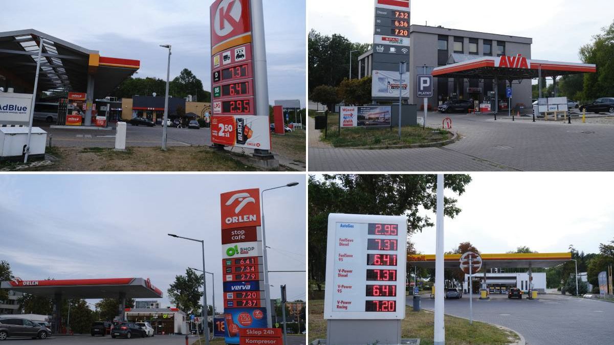 Ceny paliw na stacjach w Lublinie - 17.08.2026