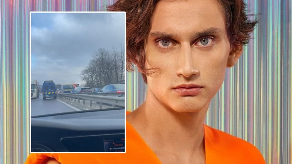 Mikołaj Krawicki z "Top Model" transportuje ludzi na Ukrainie