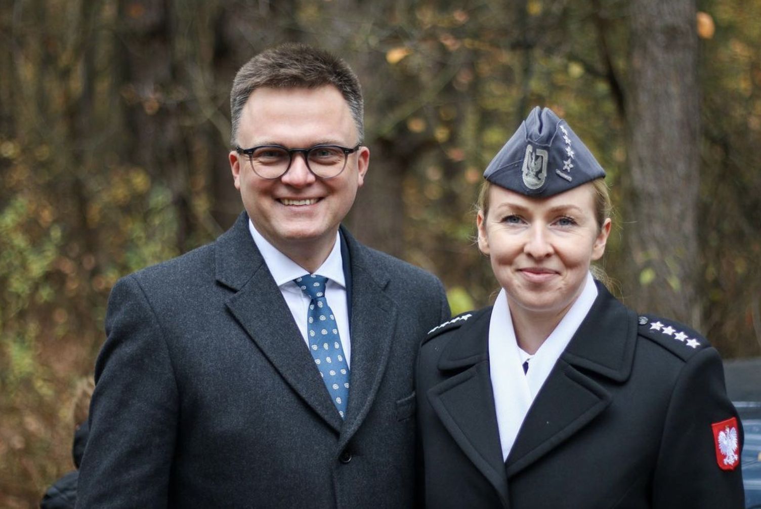 Szymon Hołownia i Urszula Brzezińska-Hołownia