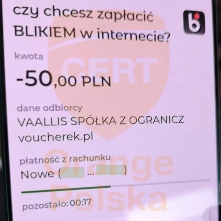 W całym procesie wykorzystywany jest również Blik