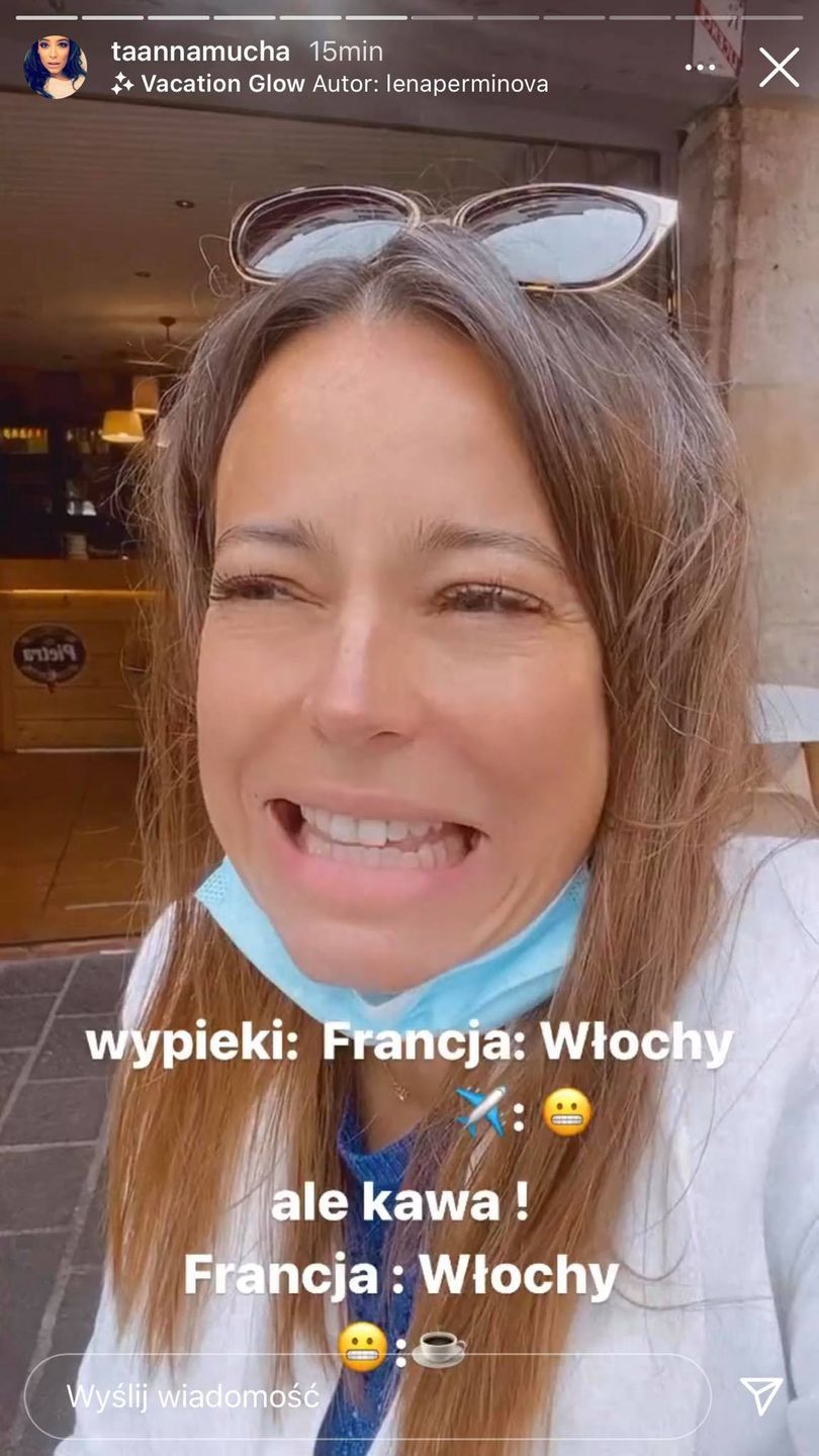 Anna Mucha krytykuje francuską kawę
