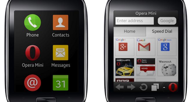 Opera Mini dostępna na smartwatch Samsung Gear S