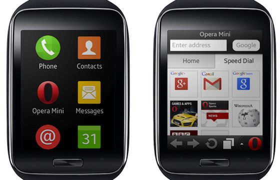 Opera Mini dostępna na smartwatch Samsung Gear S