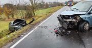 Baranów: Utrudnienia na DK16 po zderzeniu trzech pojazdów