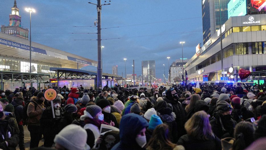 Protest strajku kobiet