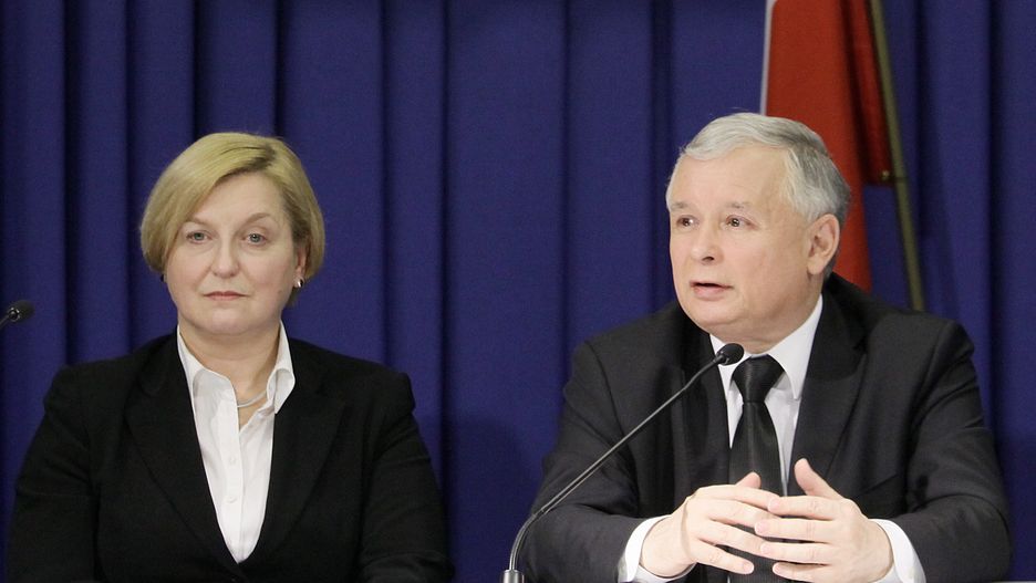 Anna Fotyga i Jarosław Kaczyński (zdj. arch.)