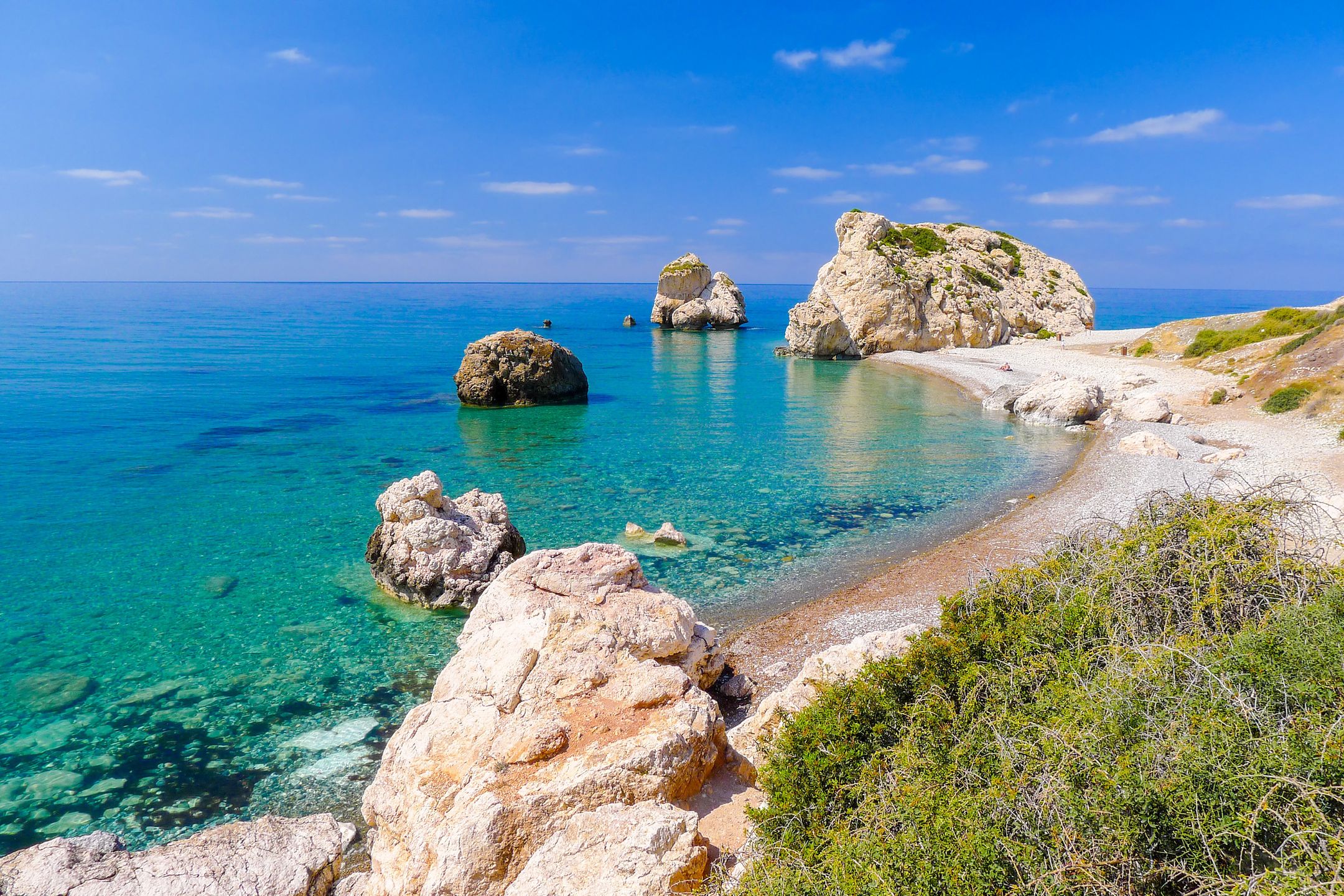 Pafos słynie ze Skały Afrodyty