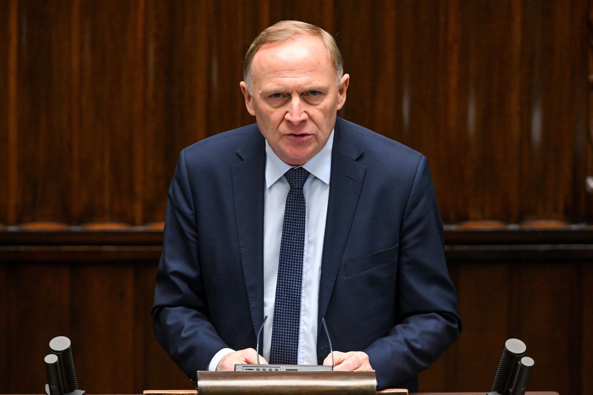 Fałszywy alarm w mieszkaniu matki prezydenta. Wiceminister zabrał głos