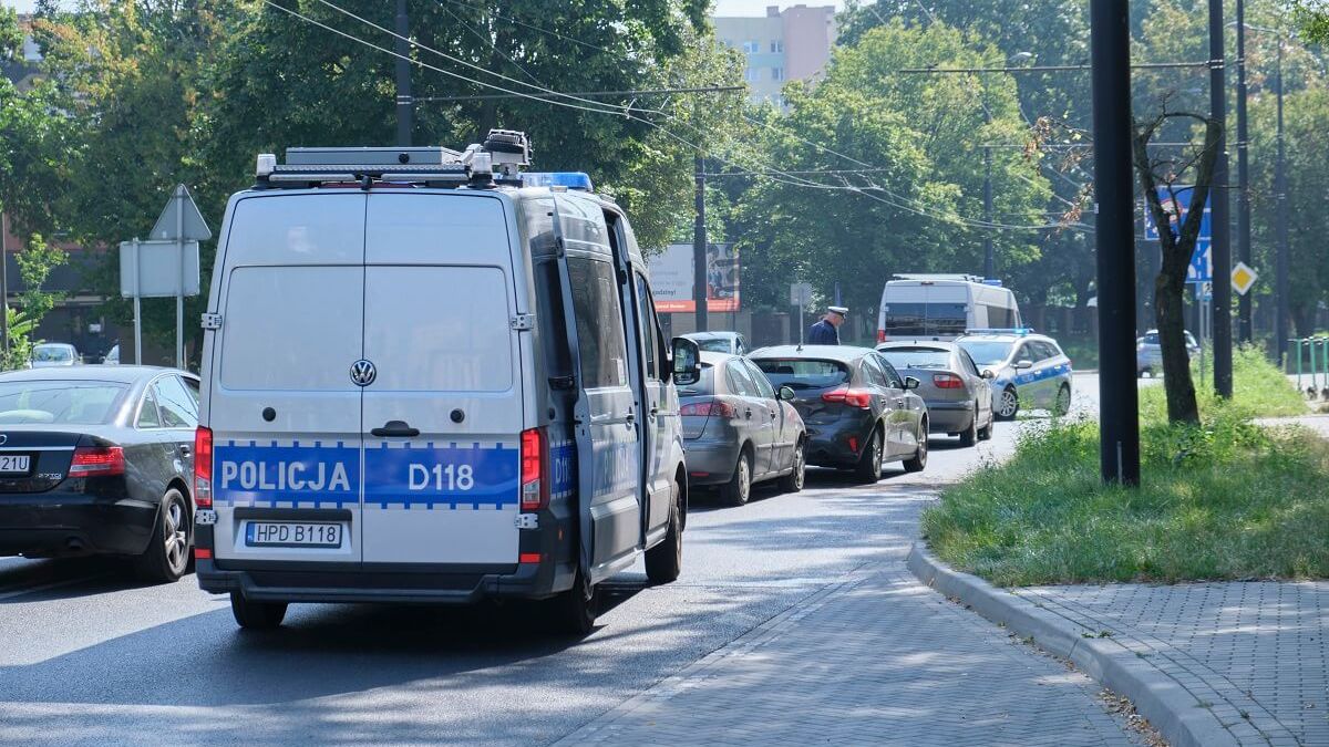 Zderzenie trzech aut na ul. Unickiej