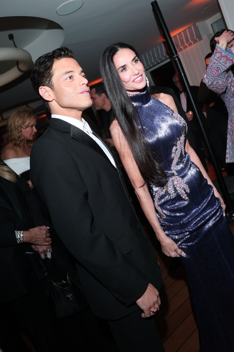 Rami Malek i Demi Moore