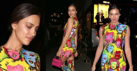 Wystylizowana Irina Shayk bawi się w Londynie