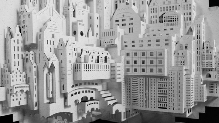 Niesamowite obiekty architektoniczne wykonane z pojedynczej kartki papieru 1