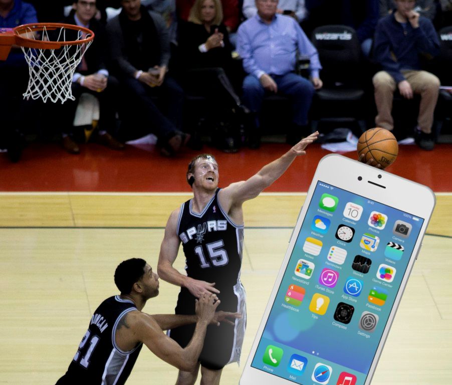 Matt Bonner i iPhone 6