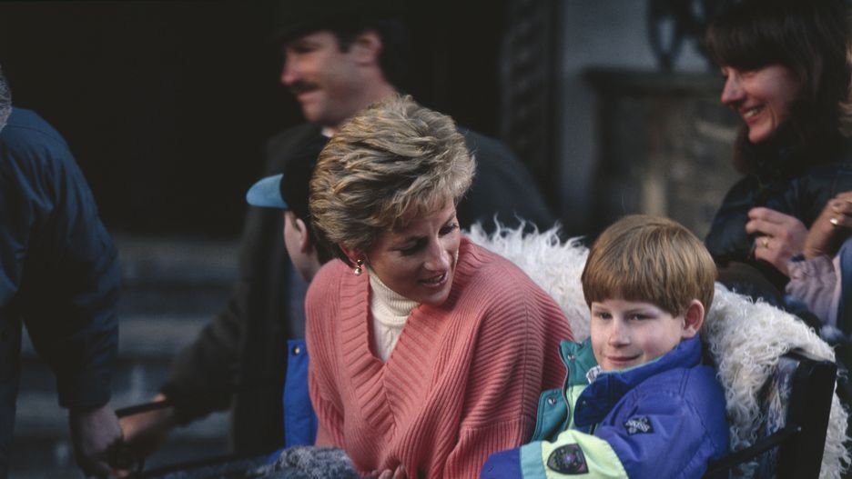 Księżna Diana (1961 - 1997) i książę Harry
