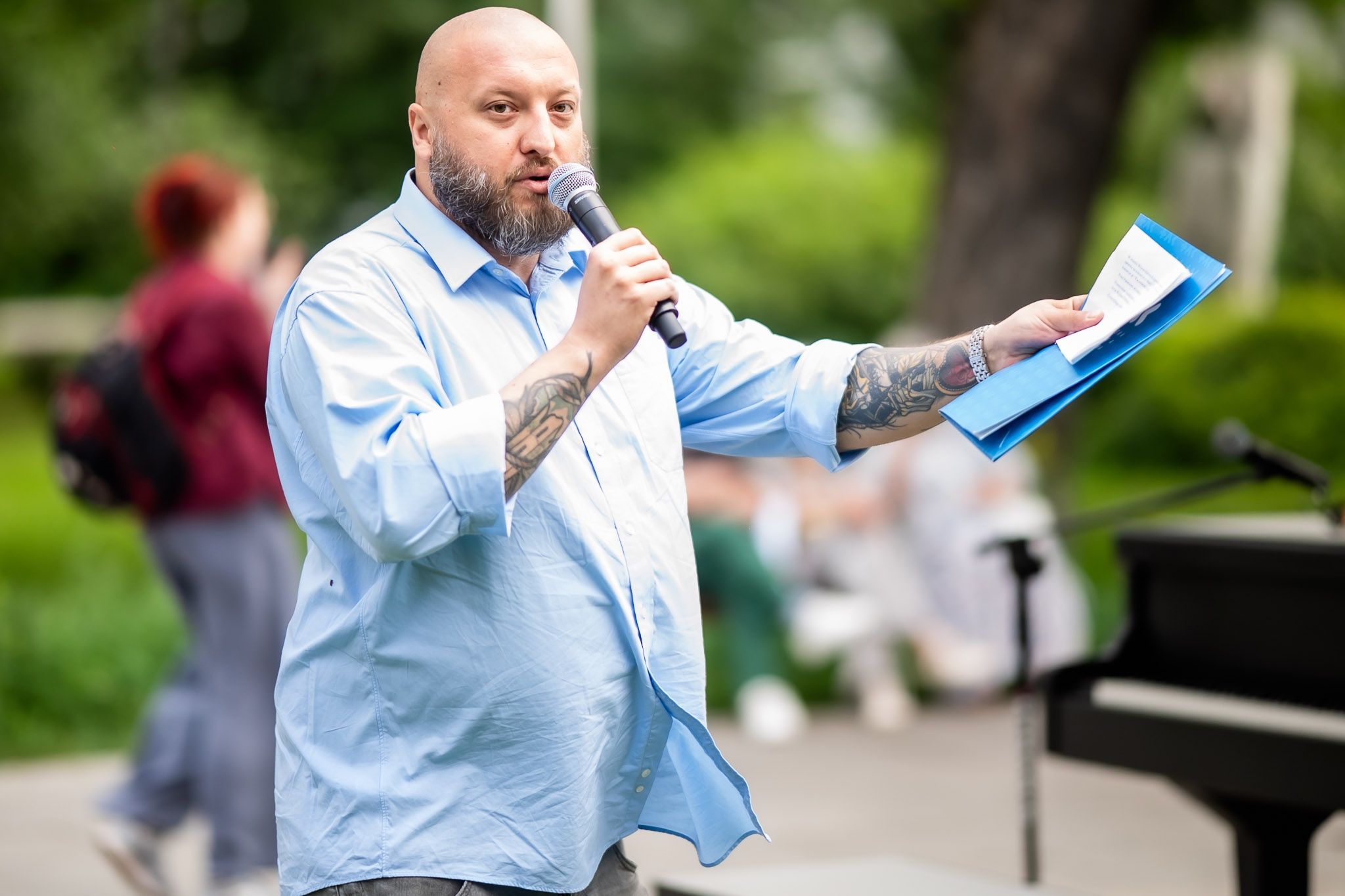 Koncert piosenek Jacka Kaczmarskiego w Toruniu. 