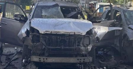 Zamach na rosyjskiego majora. Auto eksplodowało pod domem