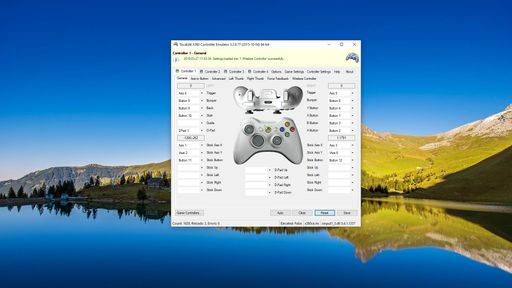 TocaEdit Xbox 360 Controller Emulator