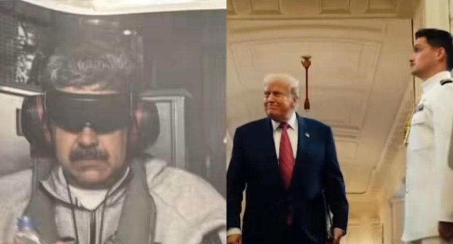 Memy i drwiny z Maduro w social mediach Białego Domu i Trumpa. "Cel: dehumanizacja"